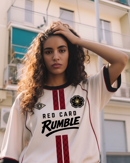 Red Card Rumble Football Shirt