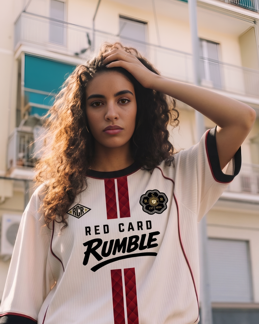 Red Card Rumble Football Shirt